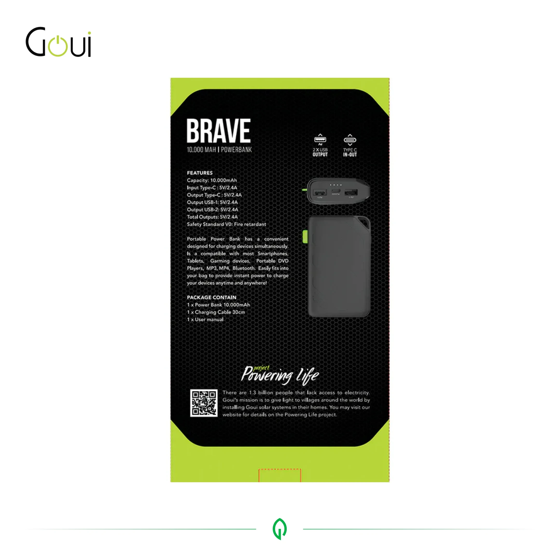 Goui Brave PowerBank 10000 mAh